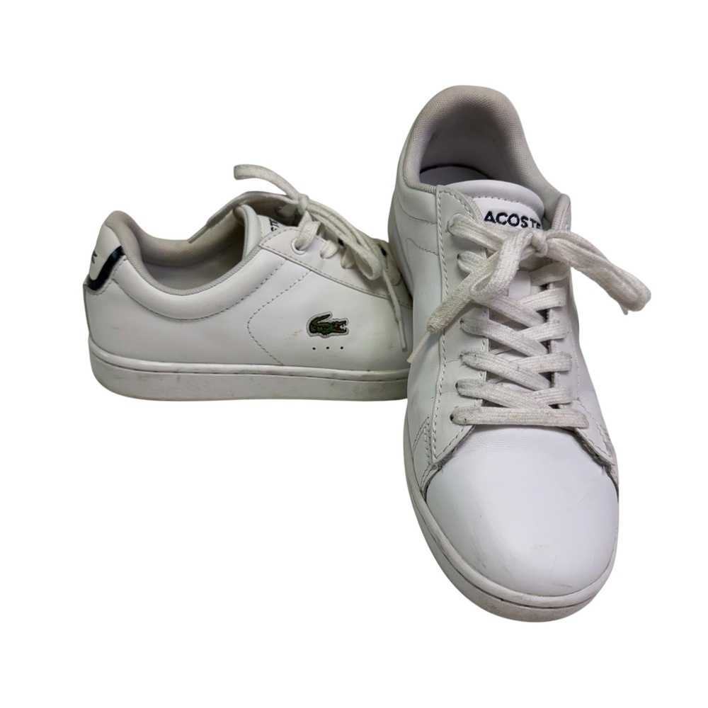 Lacoste Carnaby Evo  Womens White Leather Sneakers‎ Size 7.5 7-32SPW0132001